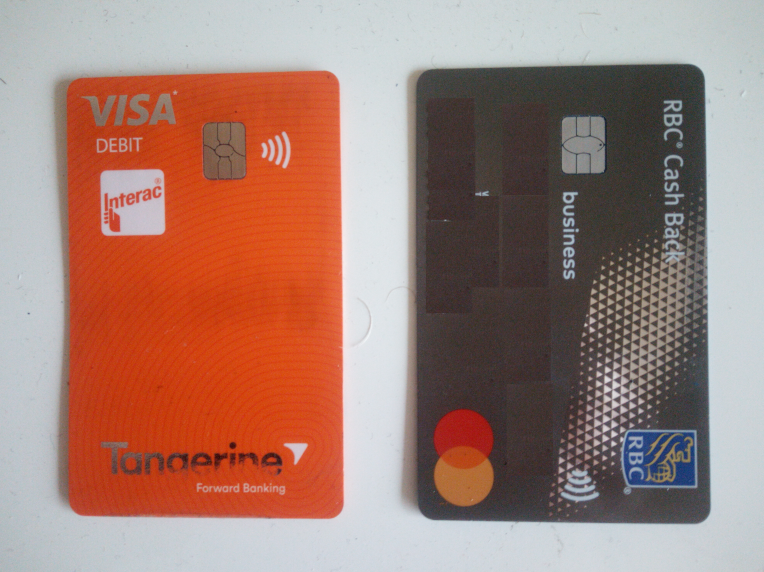 NFC enable credit and bank debit cards